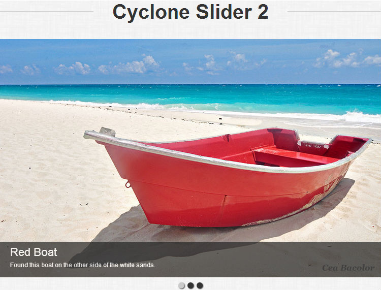 Cyclone Slider